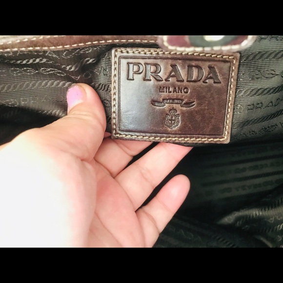 Prada Canapa Canvas Tote. - Picture 8 of 16